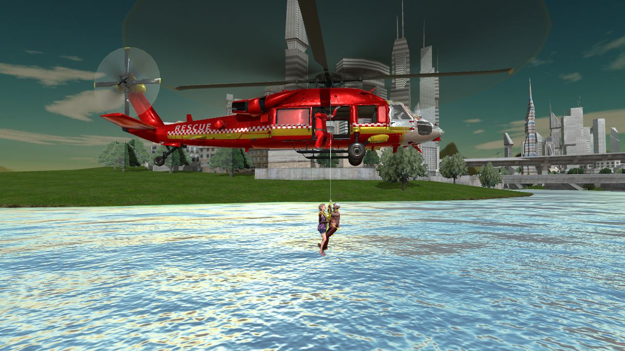 City Rescue Ambulance Helicopter & Boat Simulator скачать бесплатно  Симуляторы на Android из каталога RuStore от Raheel Ahmad Swati