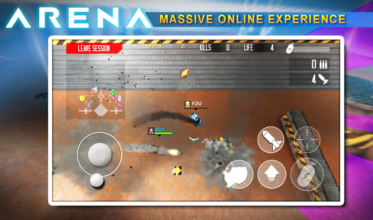 Arena.io Cars Guns Online MMO скачать бесплатно Экшен на Android из  каталога RuStore от USA group