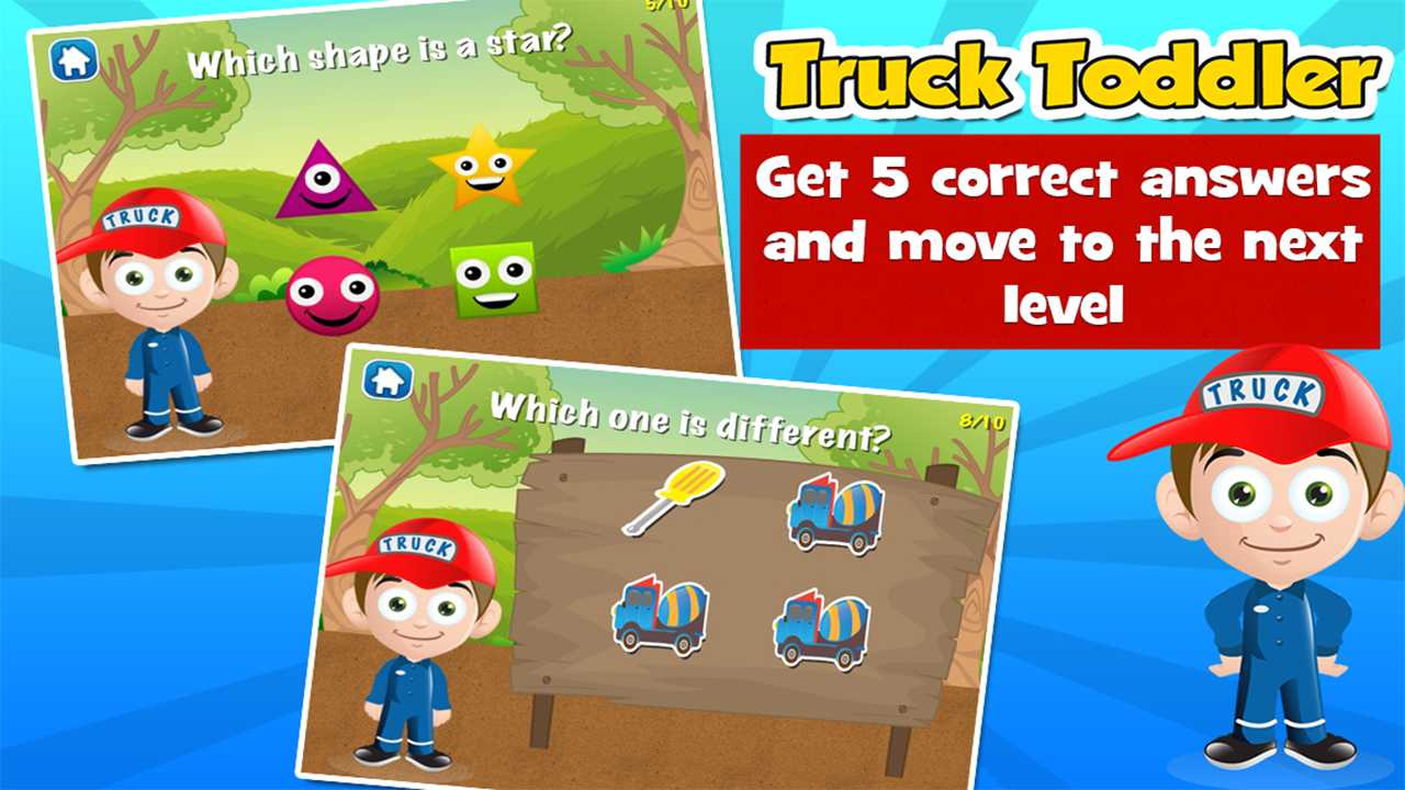 Truck Toddler Kids Games Free скачать бесплатно Детские на Android из  каталога RuStore от Family Play ltd