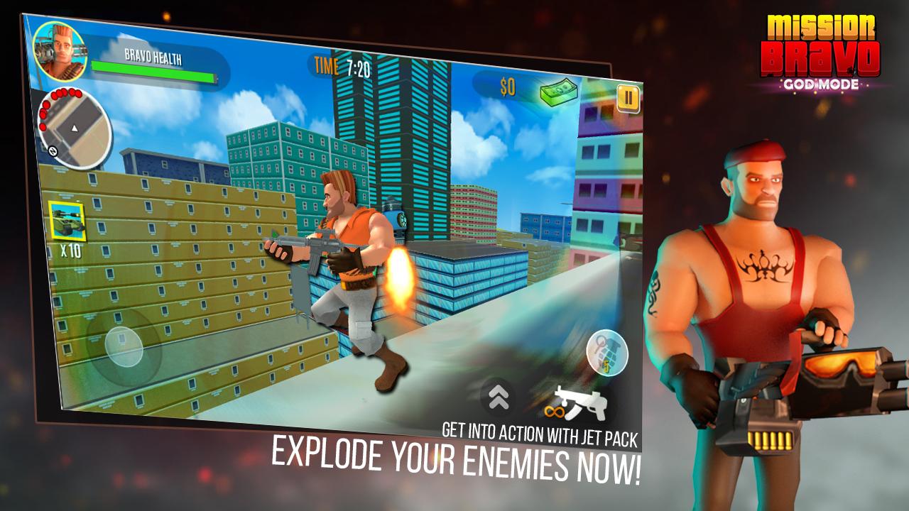 Mission Impossible Bravo: GOD MODE скачать бесплатно Экшен на Android из  каталога RuStore от BigCode Games