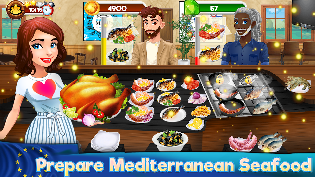 Cooking Kitchen Chef - Restaurant Food Girls Games скачать бесплатно  Симуляторы на Android из каталога RuStore от Meow Studios