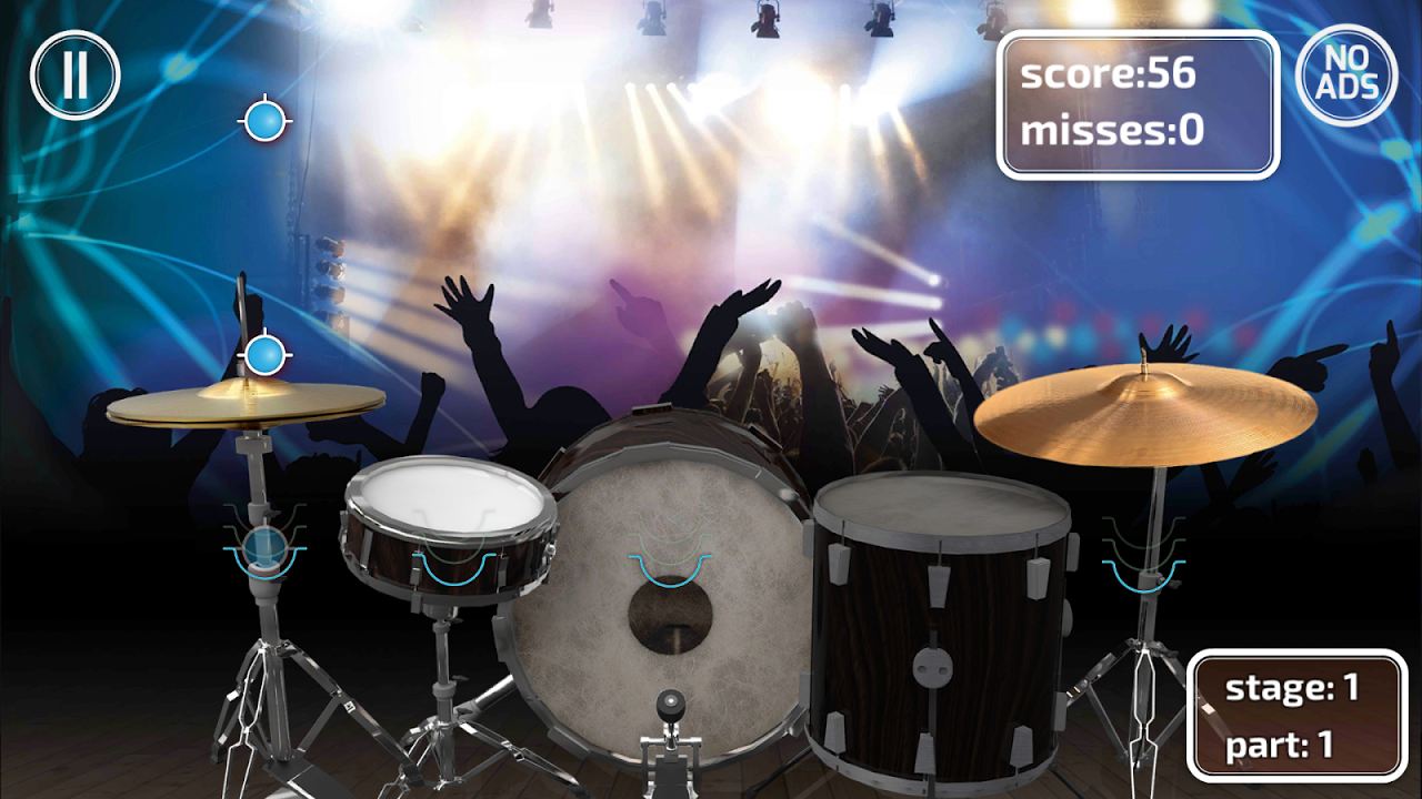 Real Drums Game скачать бесплатно Музыкальные на Android из каталога  RuStore от Netigen