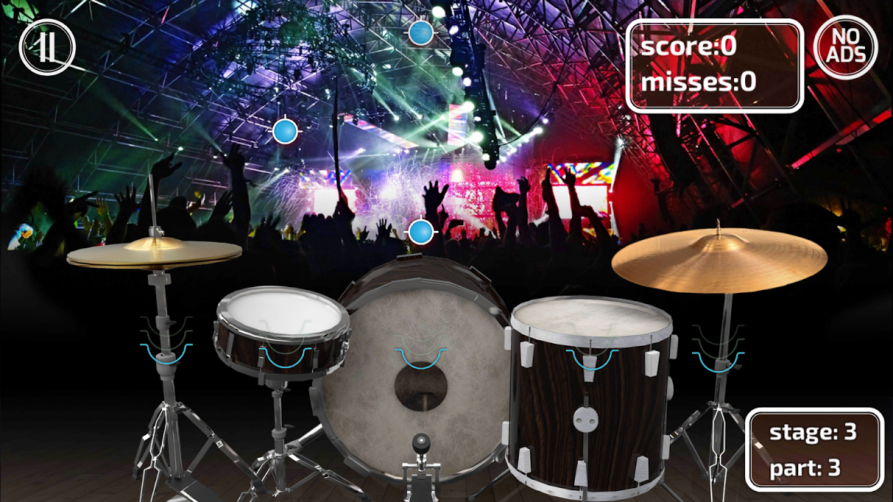 Real Drums Game скачать бесплатно Музыкальные на Android из каталога  RuStore от Netigen