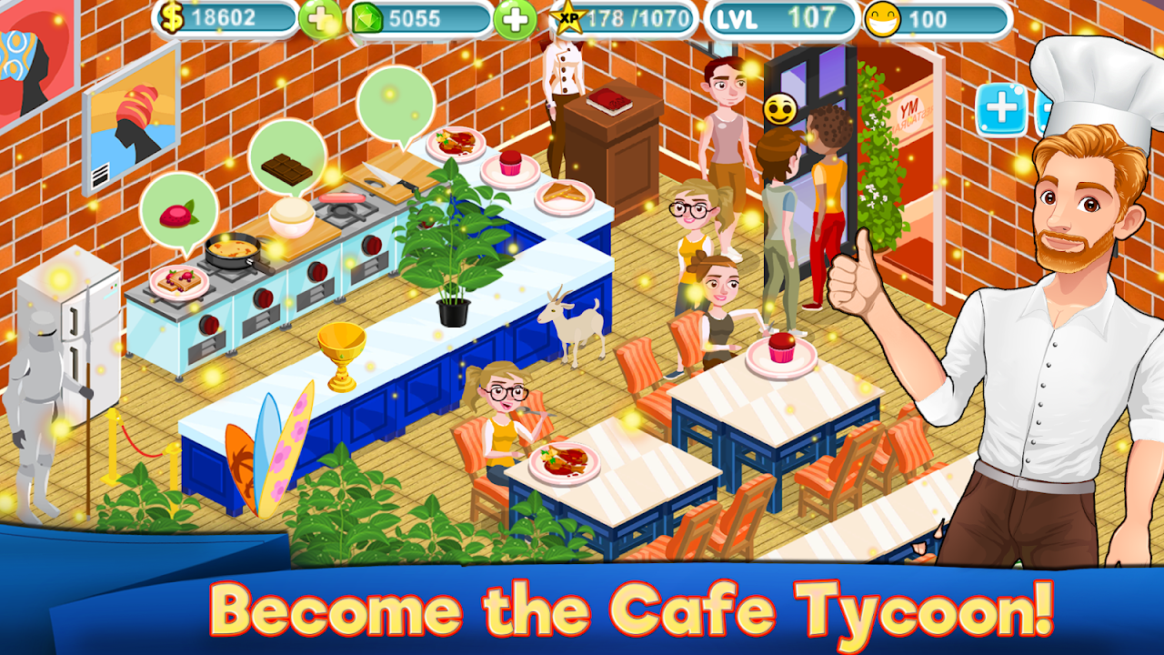 Cafe Management my Restaurant Business Story Food скачать бесплатно  Казуальные на Android из каталога RuStore от Meow Studios