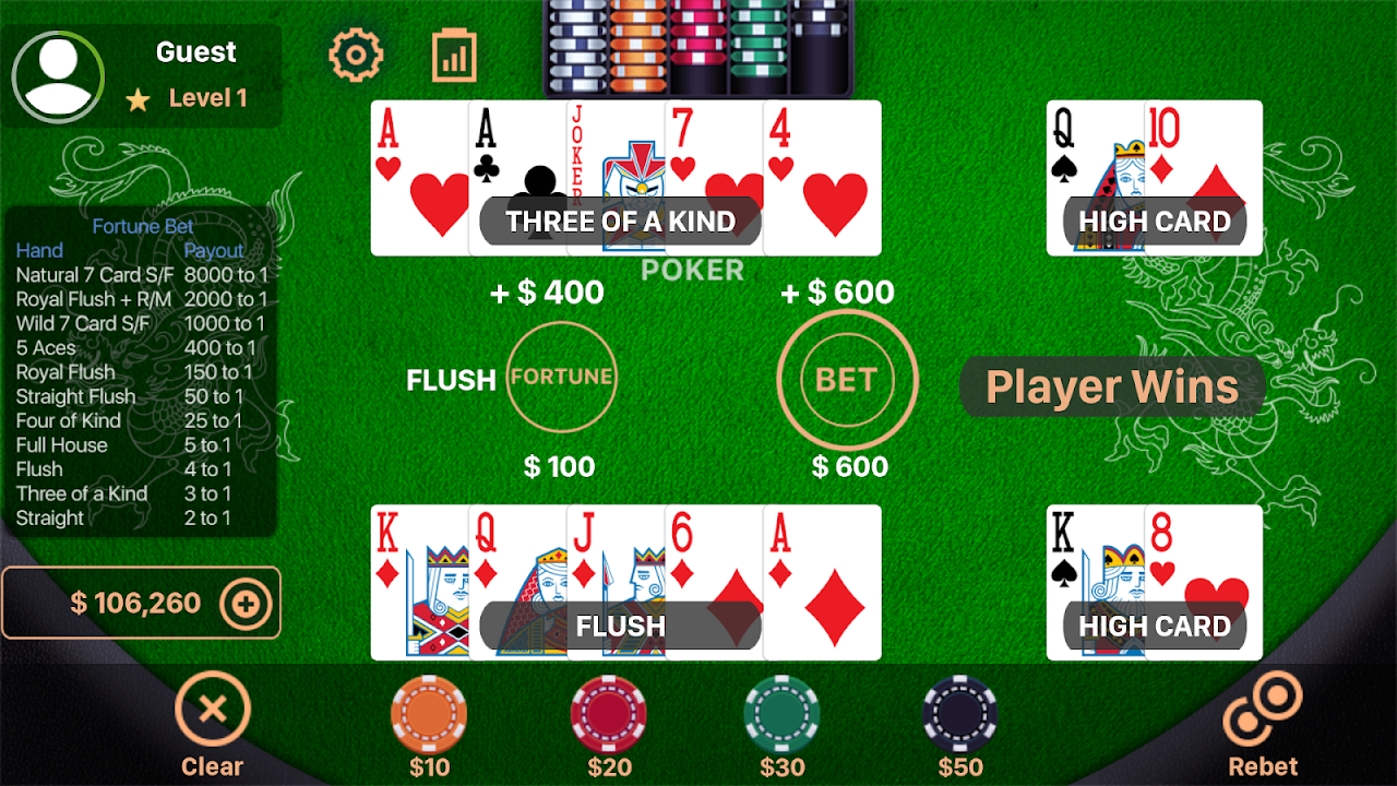 Pai Gow Poker - Fortune Bet скачать бесплатно Настольные и карточные на  Android из каталога RuStore от Megawin Casinos