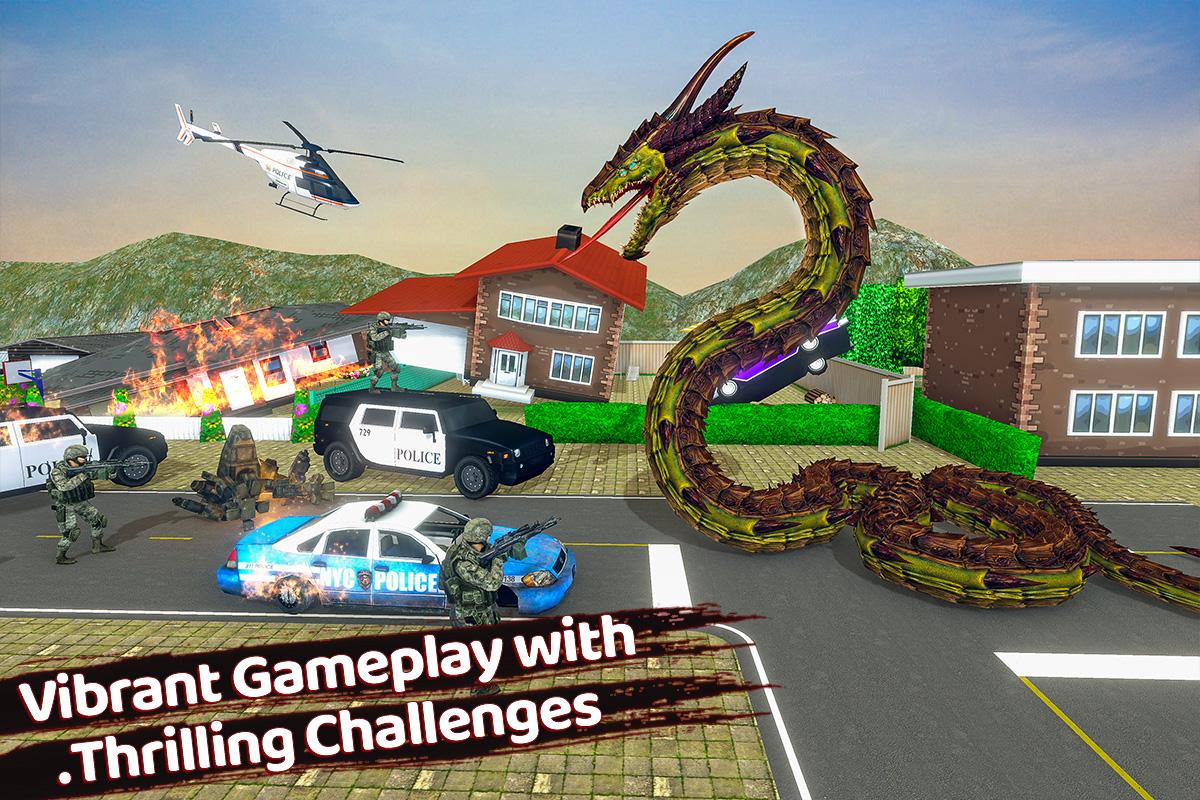 Angry Anaconda City Attack Simulator скачать бесплатно Симуляторы на  Android из каталога RuStore от GamesCastle