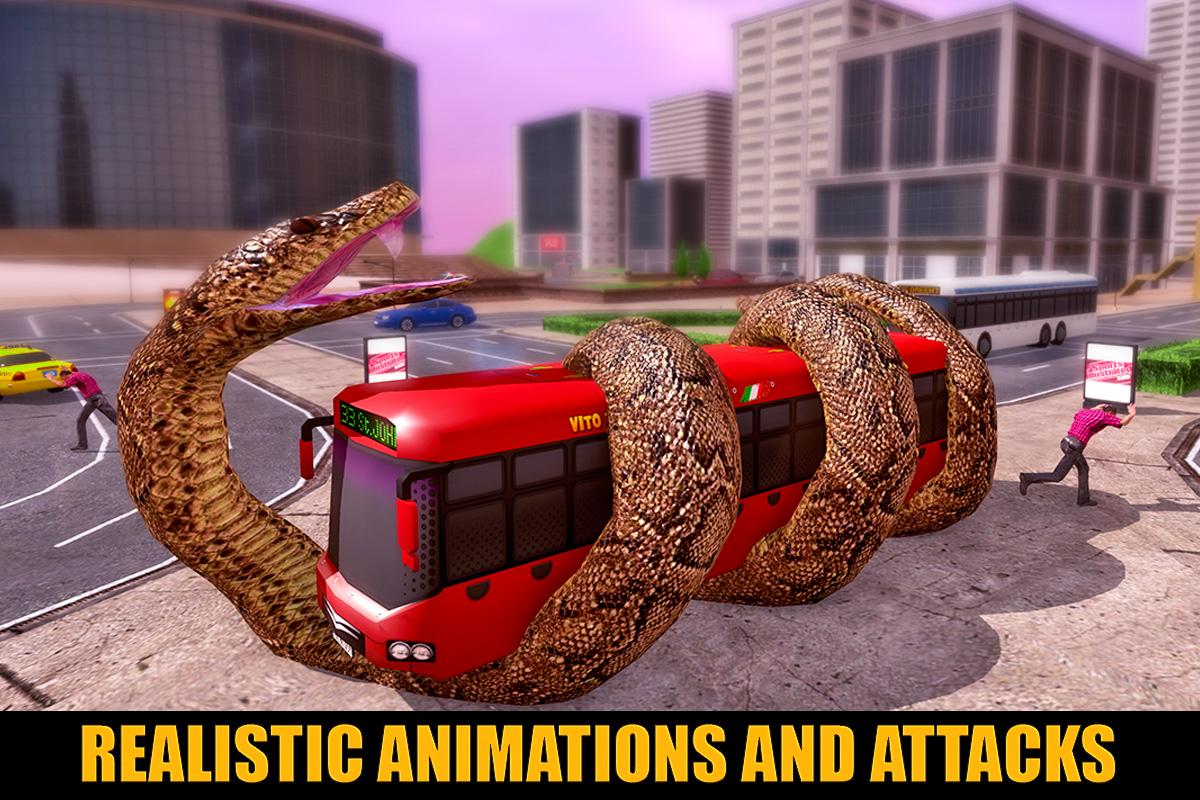 Angry Anaconda City Attack Simulator скачать бесплатно Симуляторы на  Android из каталога RuStore от GamesCastle