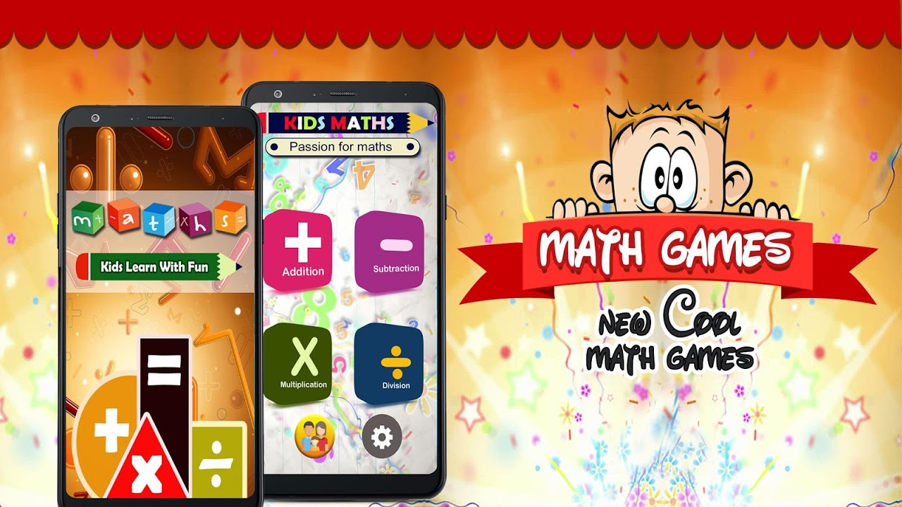 Math Games - New Cool Math Games скачать бесплатно Детские на Android из  каталога RuStore от KidsLearnWithFun