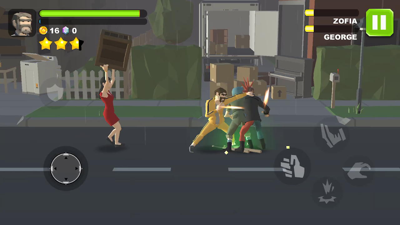 Rage City: Streets of Gang Fighting & Fury Fighter скачать бесплатно Экшен  на Android из каталога RuStore от Holy Cow Studio