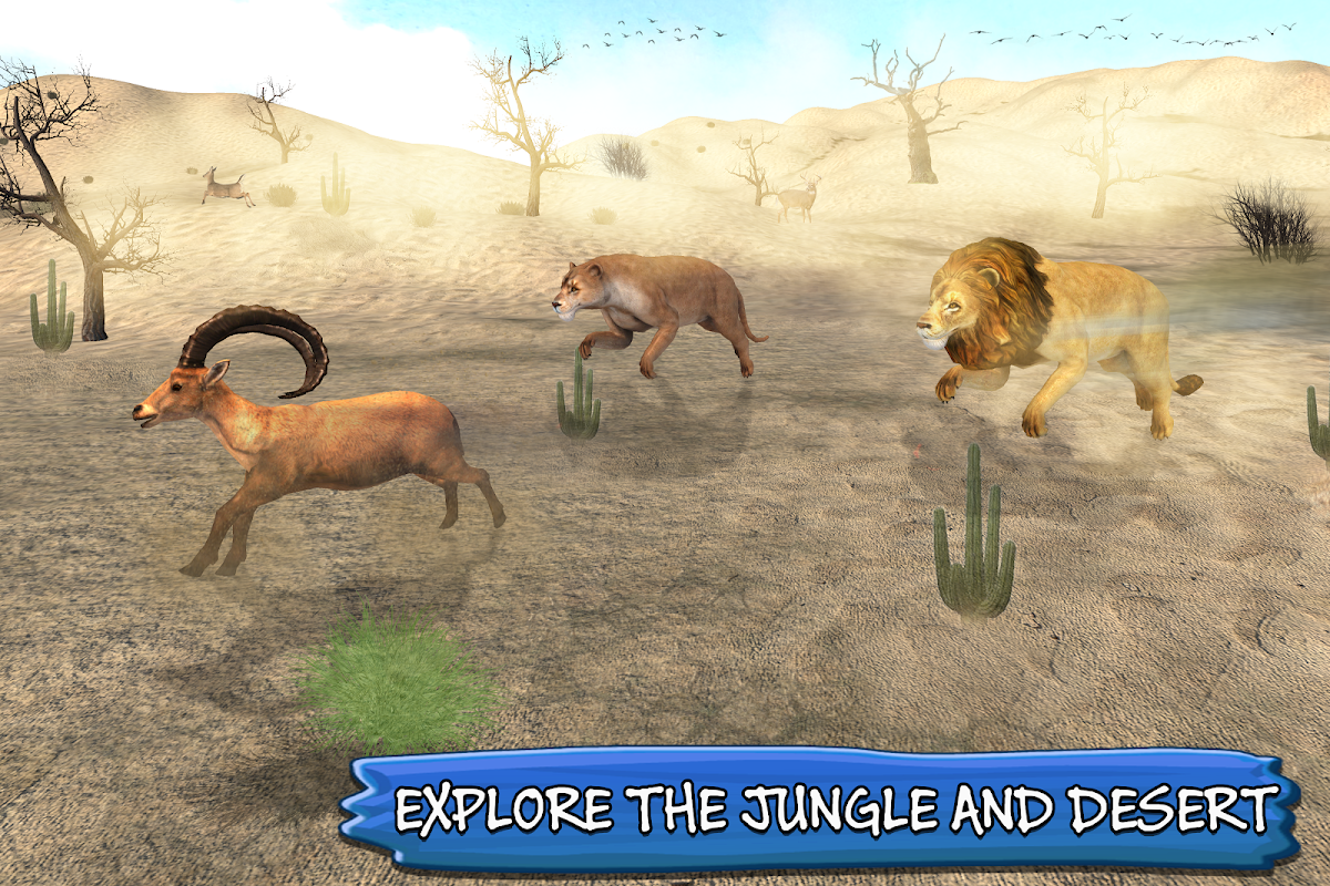 Lion Simulator Family: Animal Survival Games скачать бесплатно Симуляторы  на Android из каталога RuStore от brainlessmagicians@gmail.com