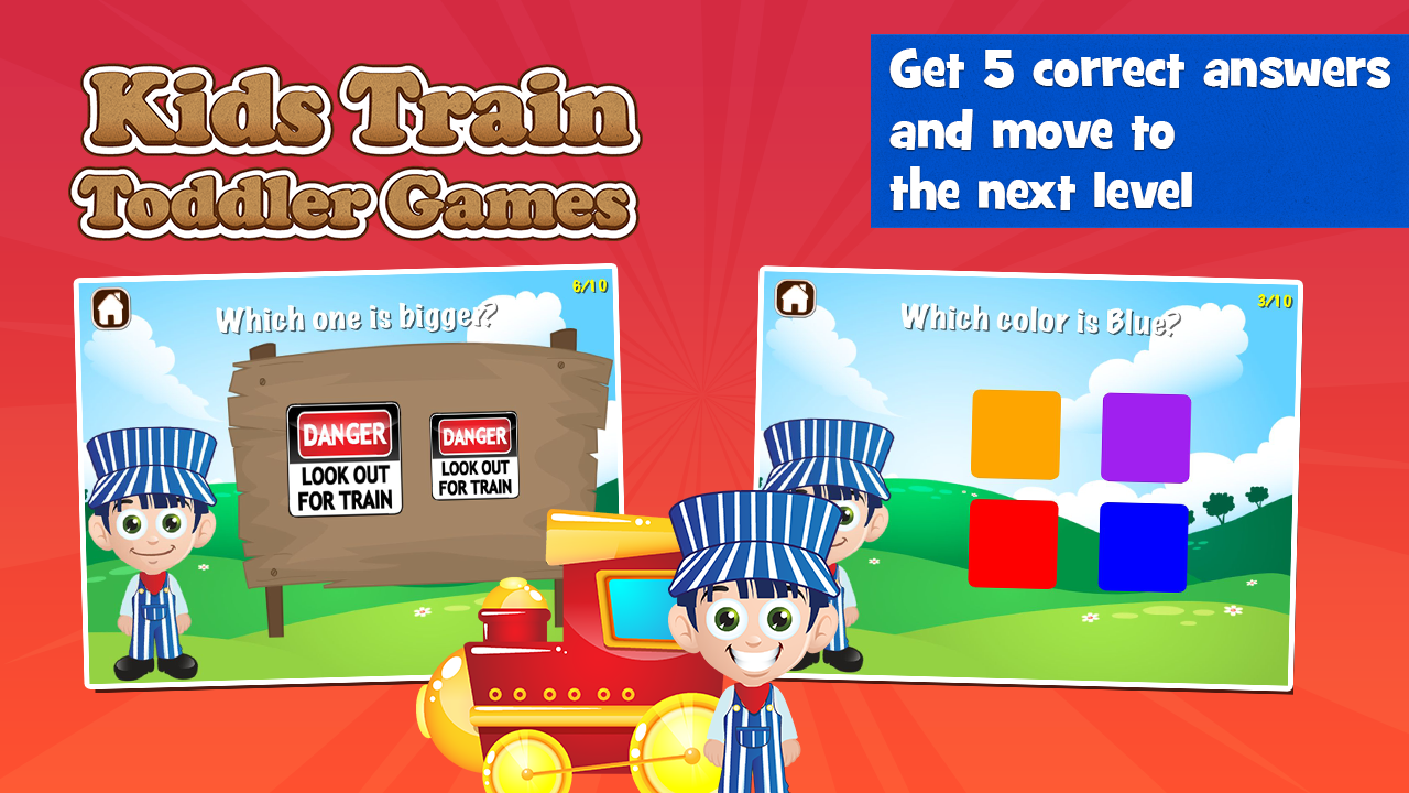 Toddler Train Games Free скачать бесплатно Детские на Android из каталога  RuStore от Family Play ltd