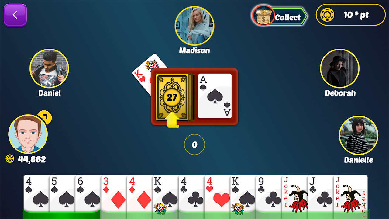 Indian Rummy Offline - Free Rummy 13 Card Games скачать бесплатно  Настольные и карточные на Android из каталога RuStore от Artoon Games