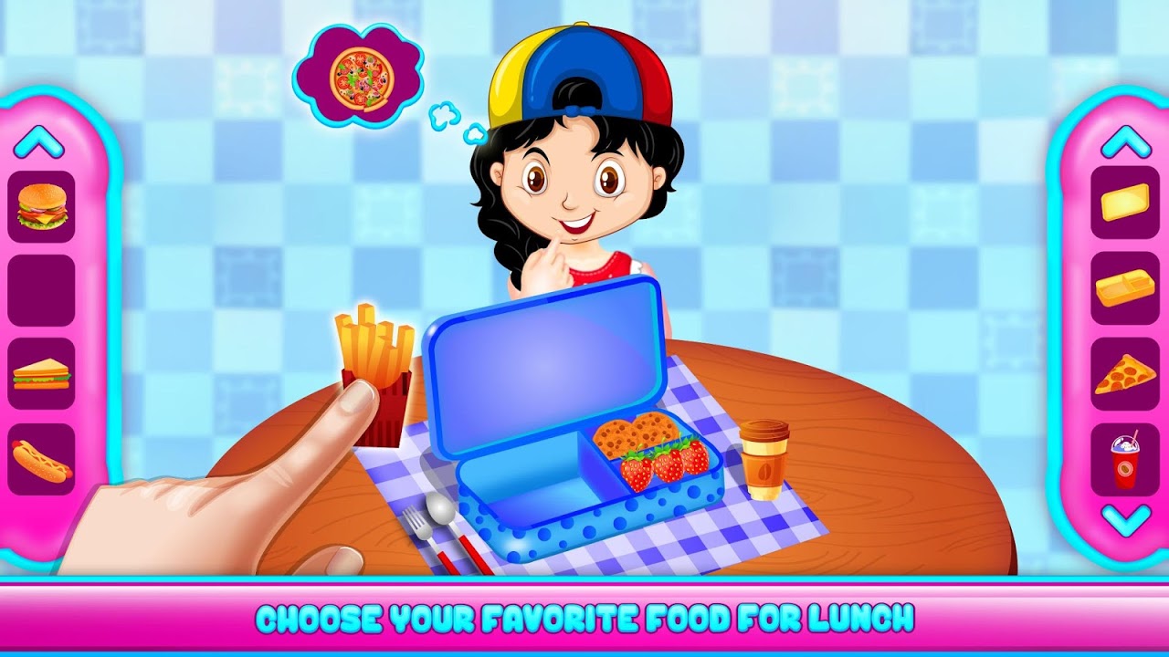 High School Lunch Box Maker & Decoration. скачать бесплатно Детские на  Android из каталога RuStore от Zero Gravity