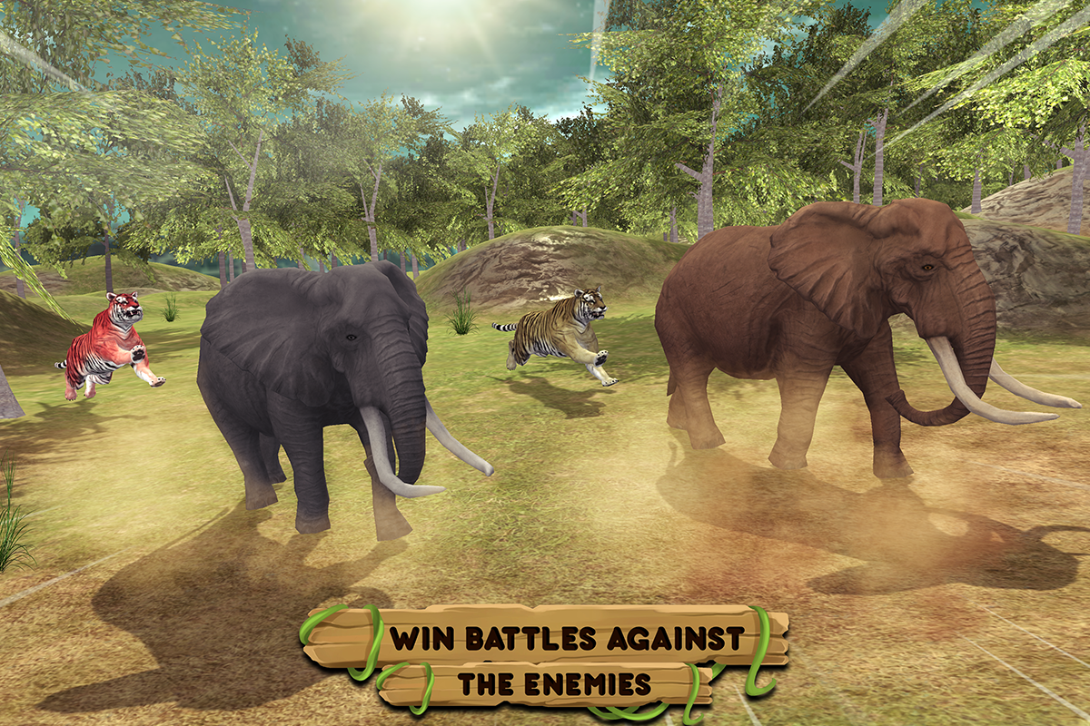 Elephant Simulator: Wild Animal Family Games скачать бесплатно Симуляторы  на Android из каталога RuStore от brainlessmagicians@gmail.com