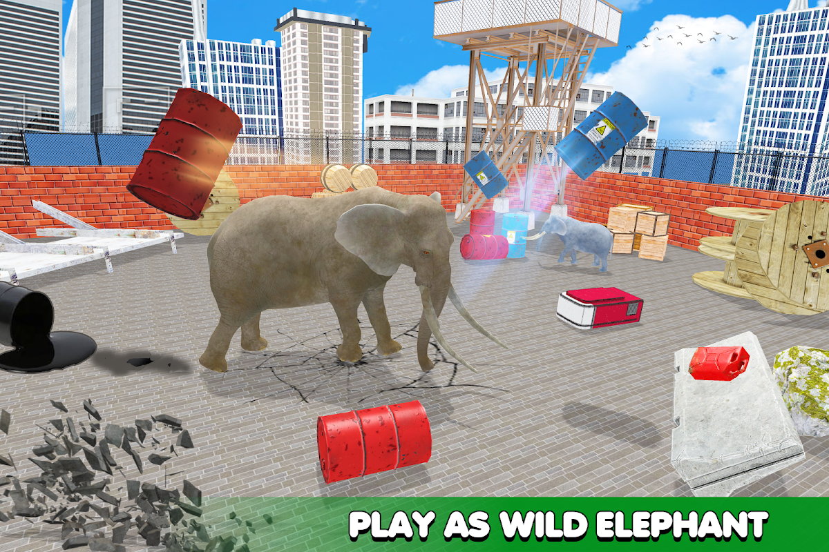 Elephant Simulator: Wild Animal Family Games скачать бесплатно Симуляторы  на Android из каталога RuStore от brainlessmagicians@gmail.com