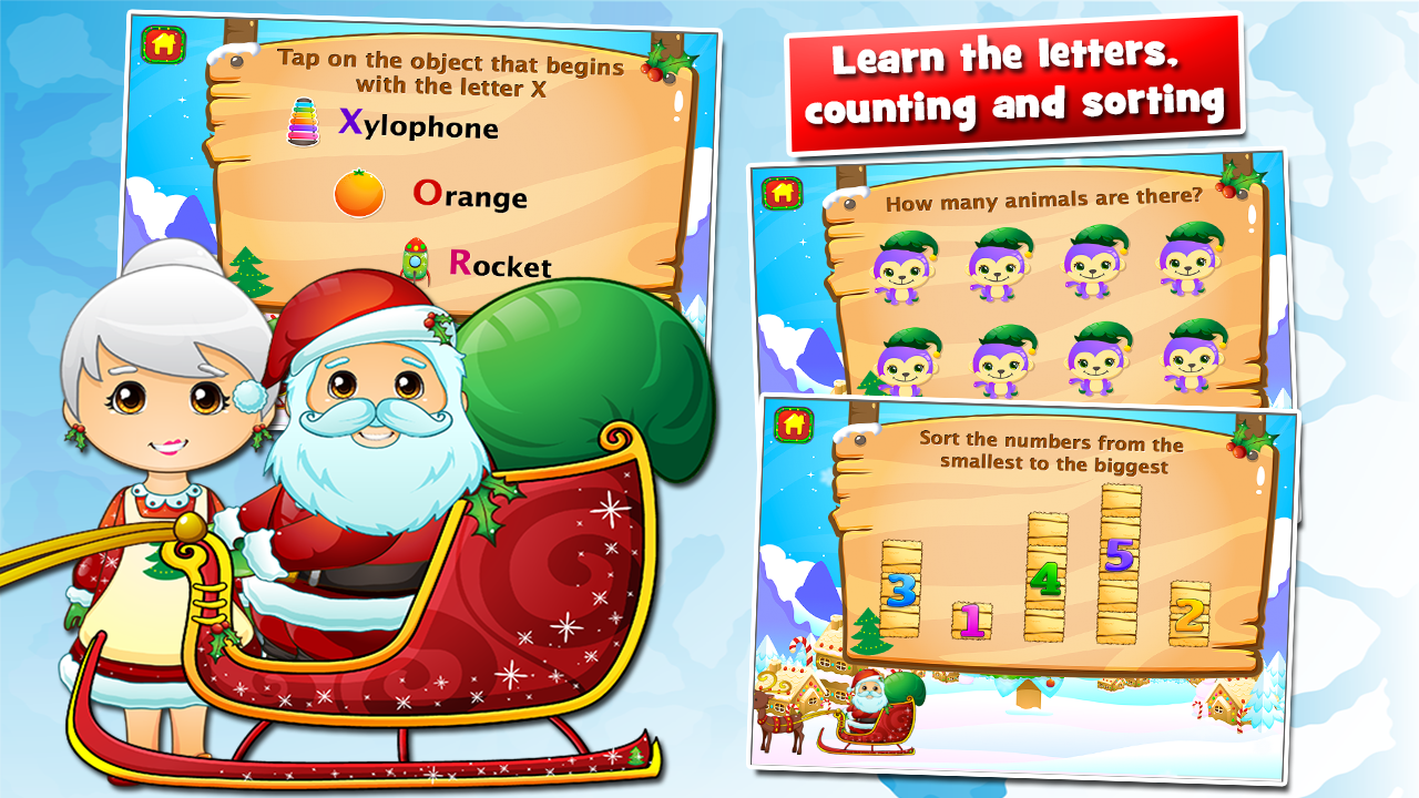 Xmas Preschool AIO скачать бесплатно Детские на Android из каталога RuStore  от Sam Witteveen