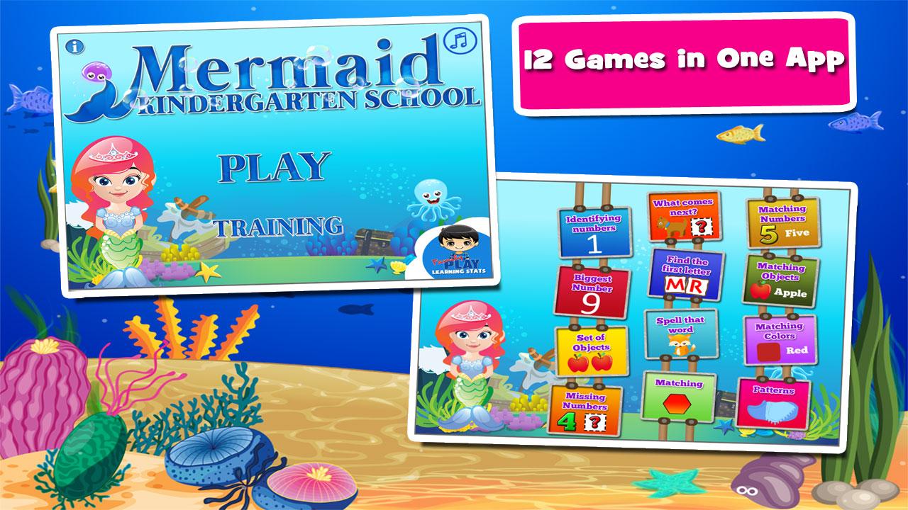 Mermaid Princess Pre K Games скачать бесплатно Детские на Android из  каталога RuStore от Sam Witteveen