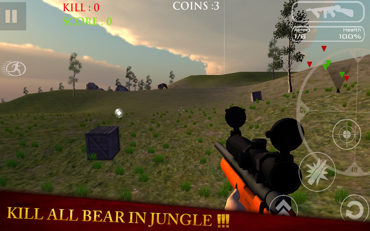 Wild Bear Hunting: 3d Classic Sniper Challenge скачать бесплатно Стратегии  на Android из каталога RuStore от Vikram Khatri