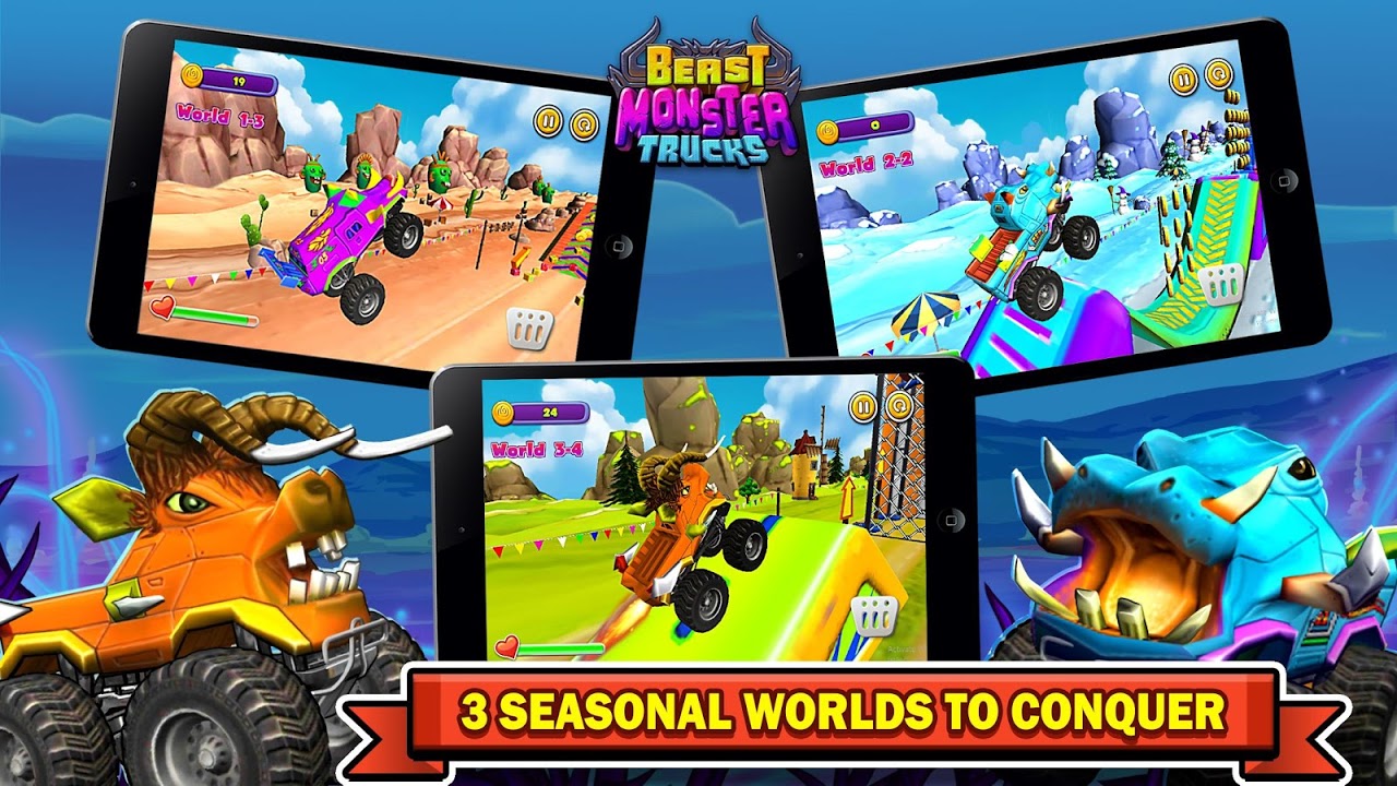 Beast Monster Trucks MMX скачать бесплатно Гоночные на Android из каталога  RuStore от john davis