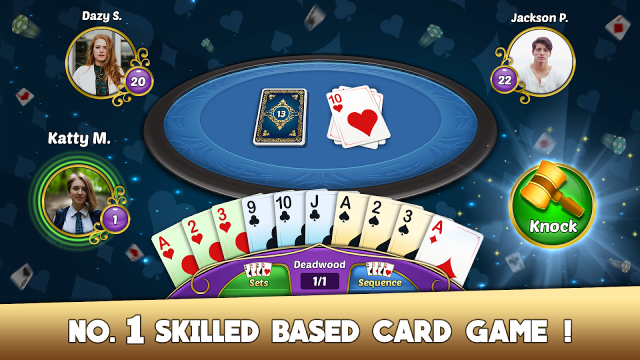 Gin Rummy - 2 Player Free Card Games скачать бесплатно Настольные и  карточные на Android из каталога RuStore от Artoon