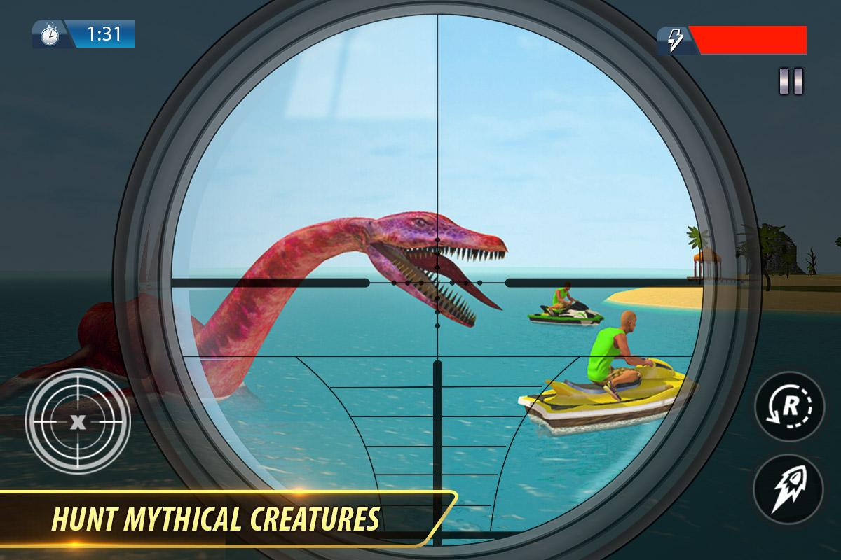 Crocodile Hunting: Wild Animal Shooting Games скачать бесплатно Экшен на  Android из каталога RuStore от GamesCastle