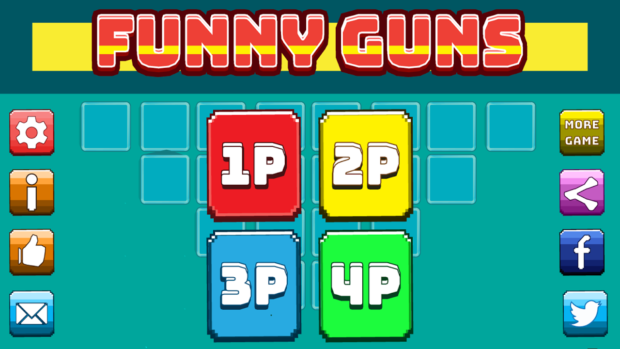 Funny Guns: 2 4 Player Games скачать бесплатно Стратегии на Android из  каталога RuStore от newlightgame01