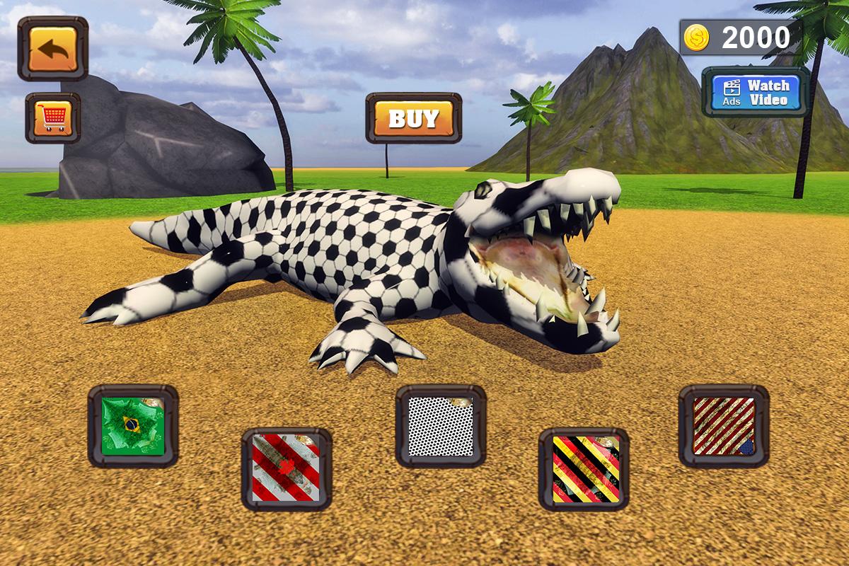 Crocodile Simulator Beach & City Attack скачать бесплатно Симуляторы на  Android из каталога RuStore от GamesCastle