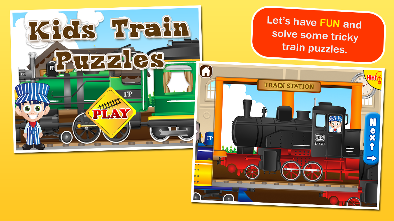 Train Puzzles for Kids скачать бесплатно Детские на Android из каталога  RuStore от Sam Witteveen