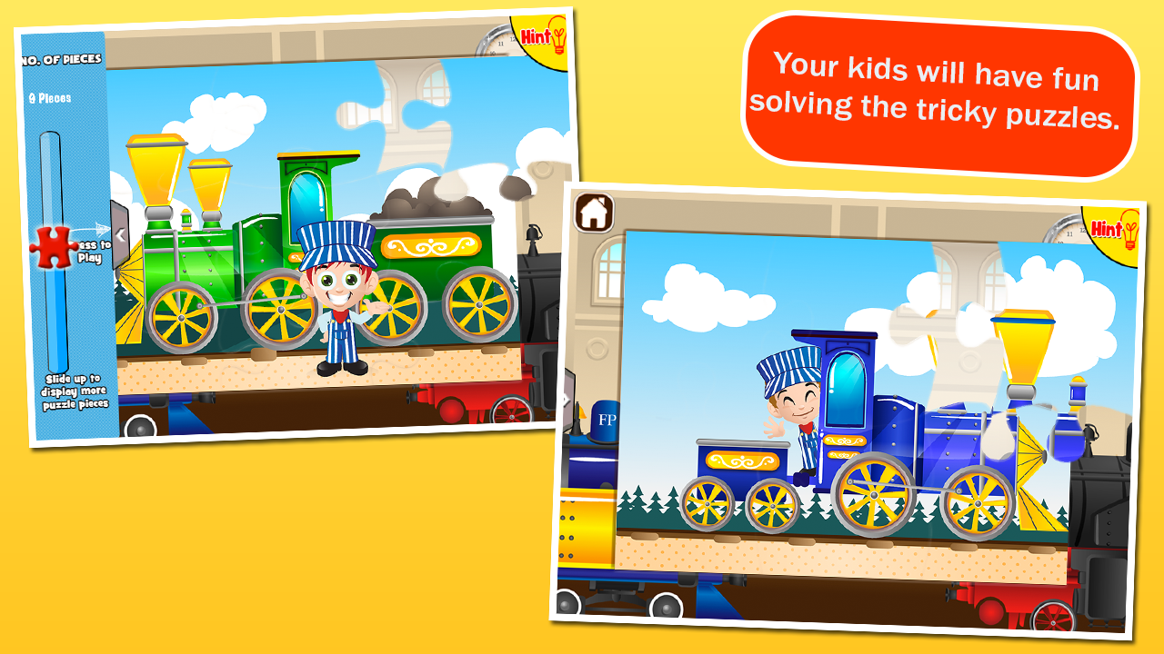 Train Puzzles for Kids скачать бесплатно Детские на Android из каталога  RuStore от Sam Witteveen