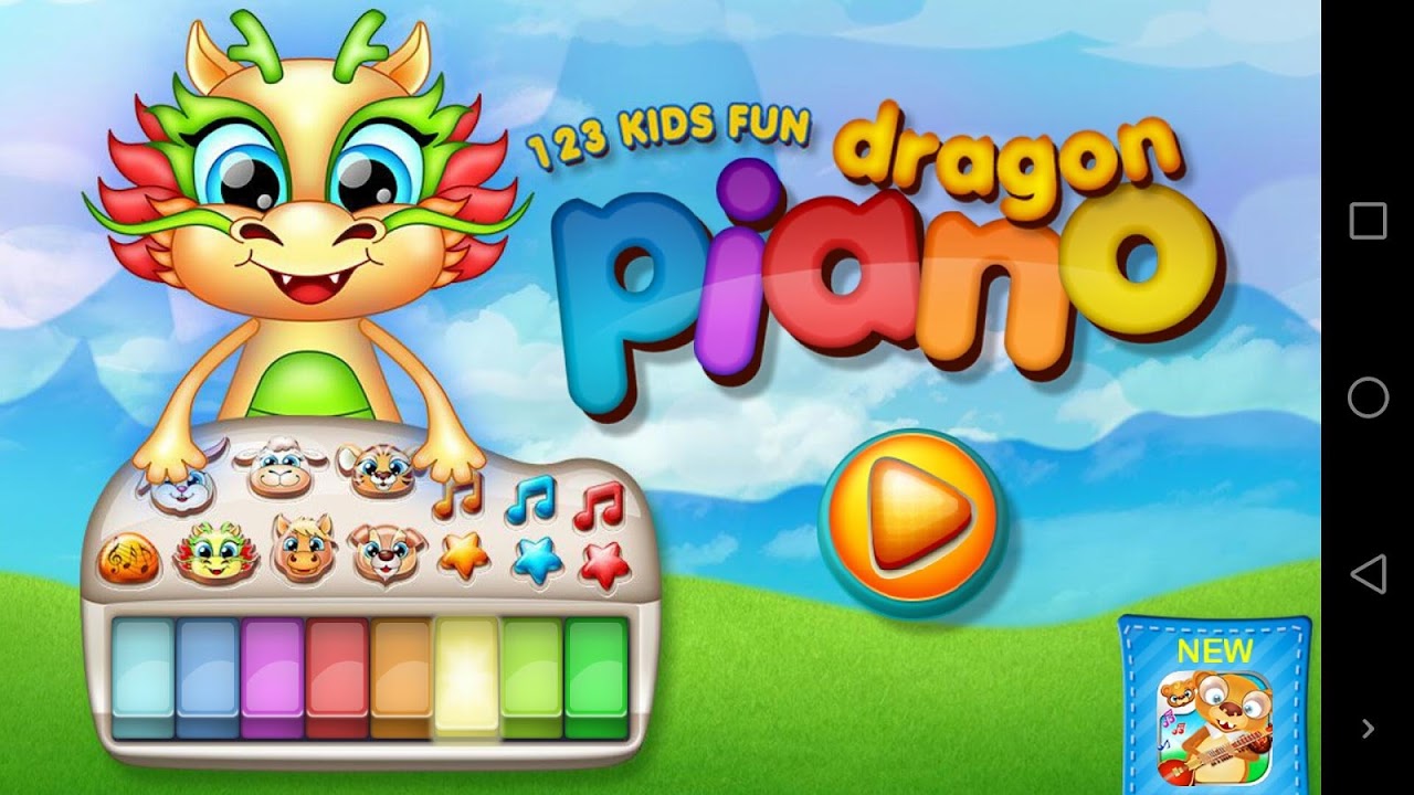 123 Kids Fun DRAGON PIANO Game скачать бесплатно Детские на Android из  каталога RuStore от Martin