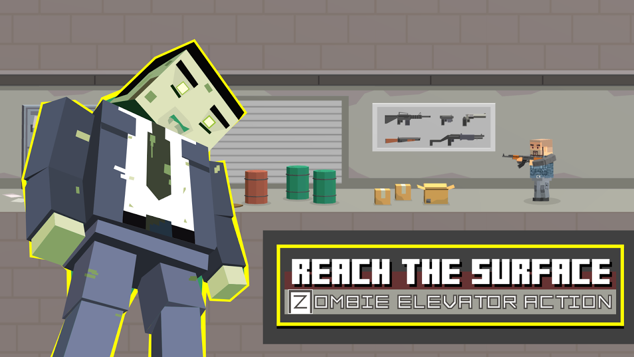 Reach the Surface : Zombie Elevator Action скачать бесплатно Аркады на  Android из каталога RuStore от WildBeep