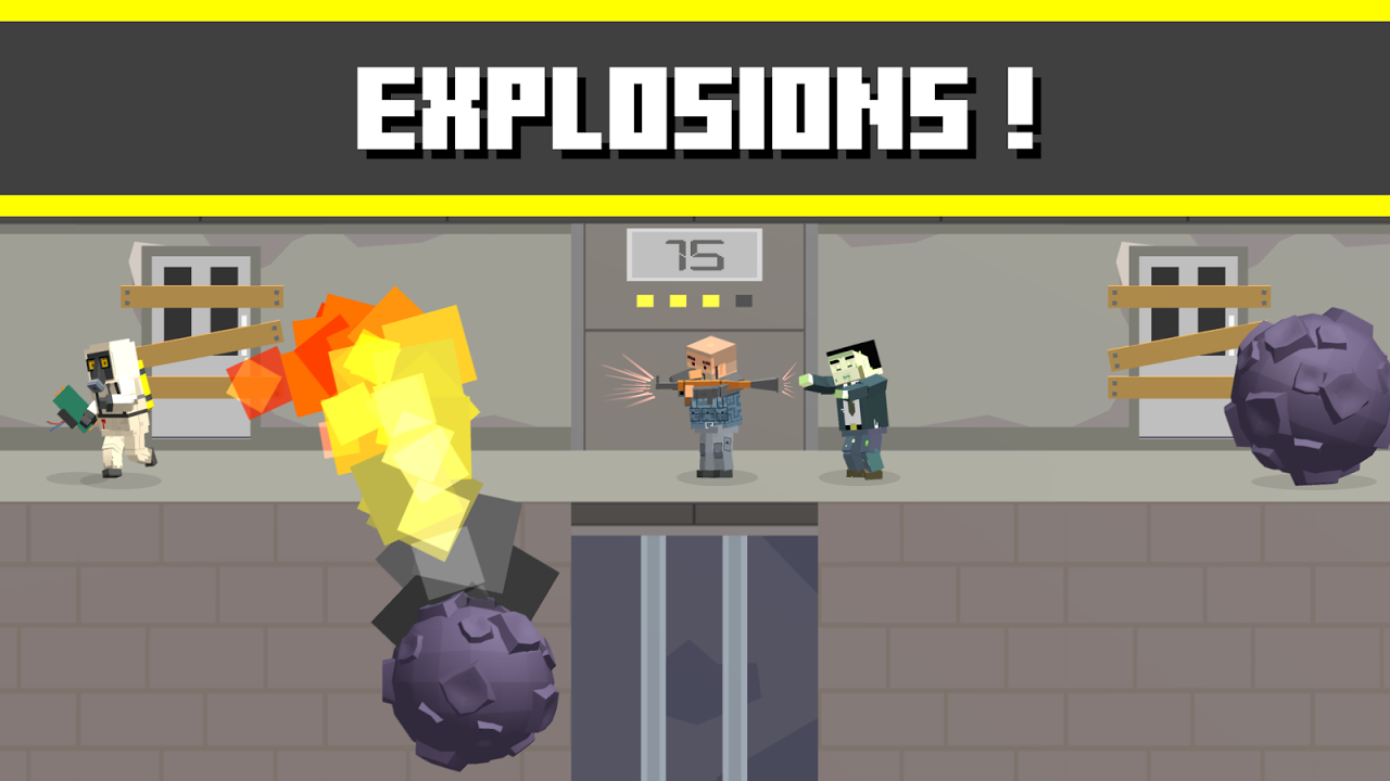 Reach the Surface : Zombie Elevator Action скачать бесплатно Аркады на  Android из каталога RuStore от WildBeep