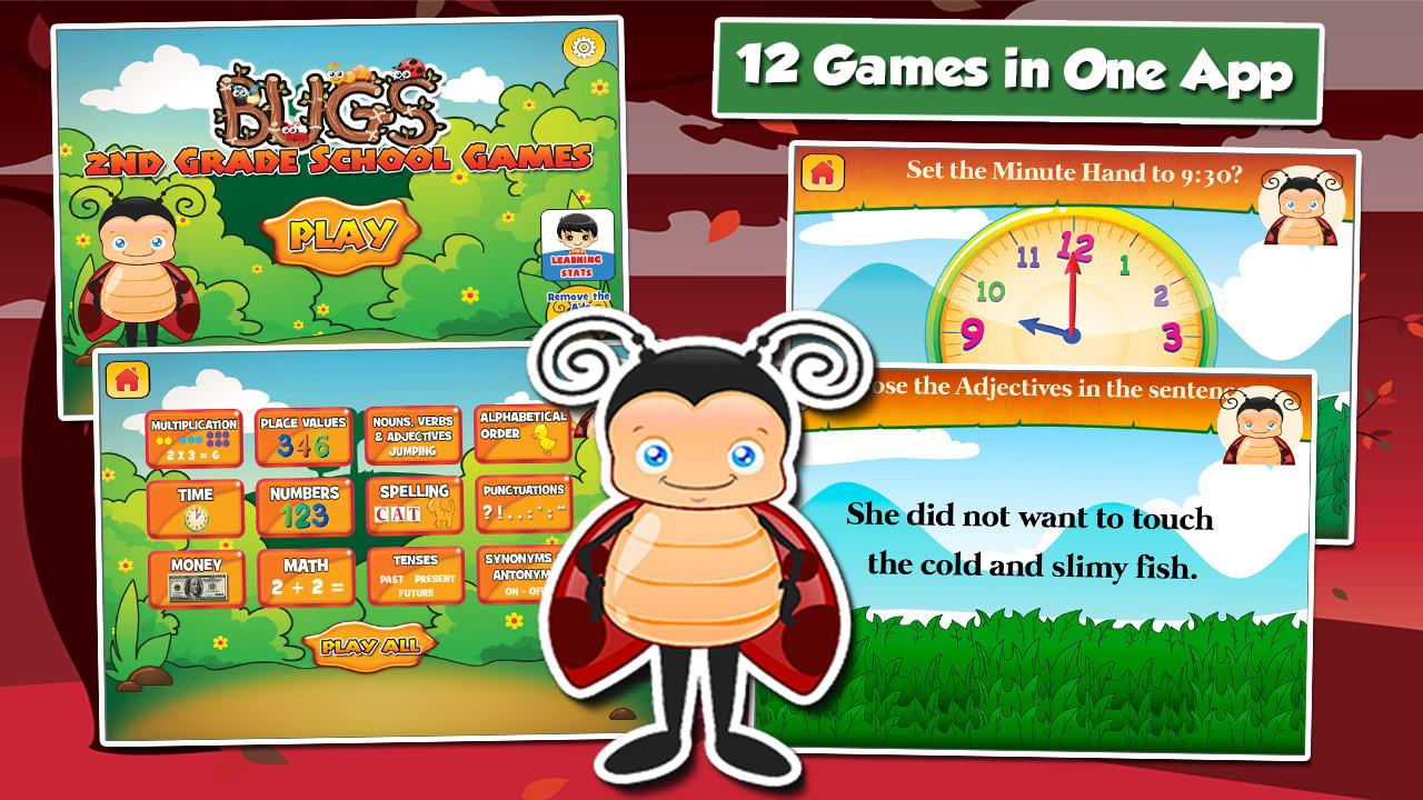 2nd Grade Learning Games скачать бесплатно Детские на Android из каталога  RuStore от Family Play ltd