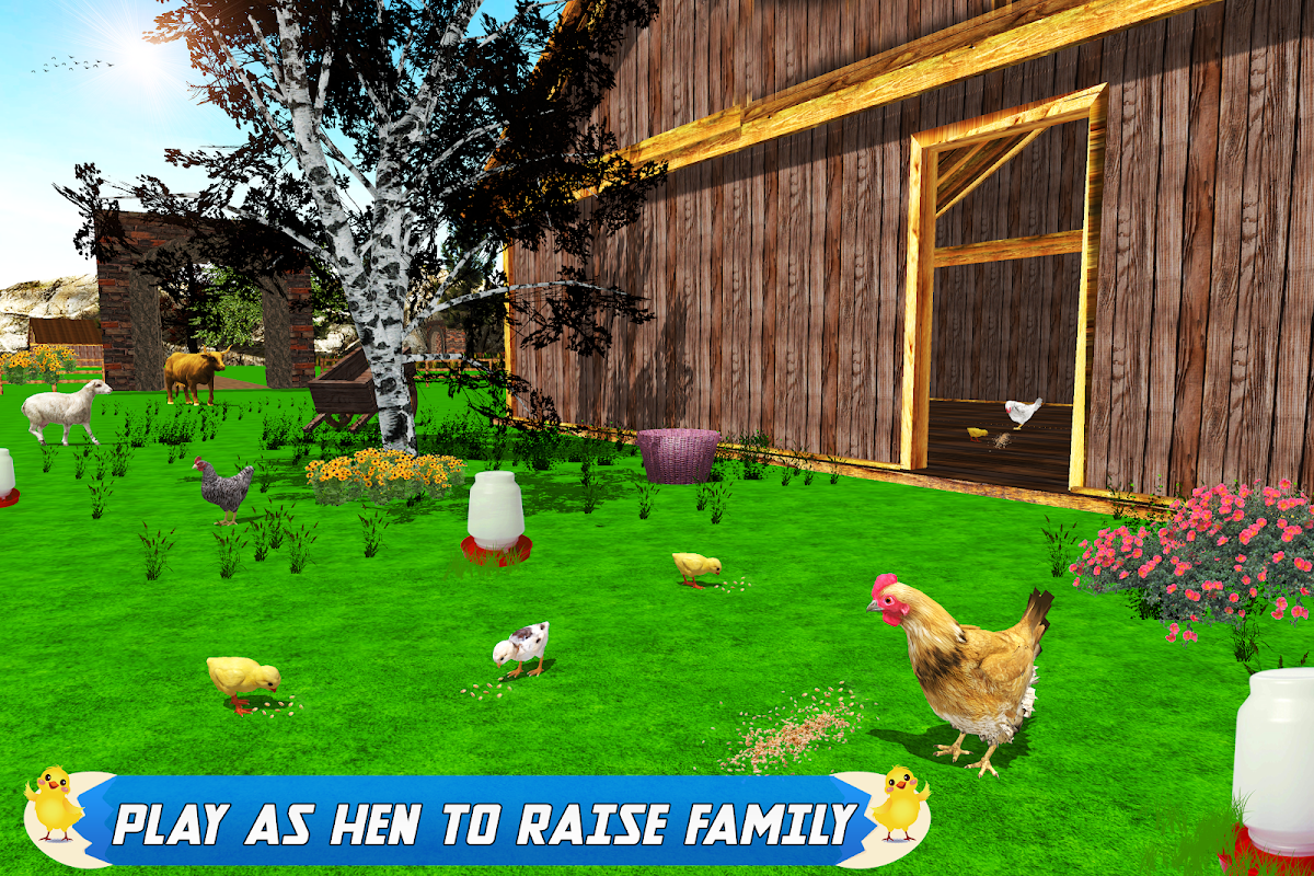 New Hen Family Simulator: Chicken Farming Games скачать бесплатно  Казуальные на Android из каталога RuStore от Billion Gaming Studio