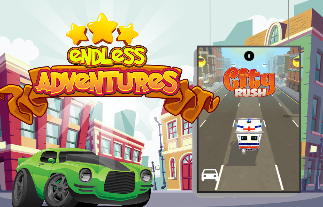 City Rush - Endless Adventure скачать бесплатно Гоночные на Android из  каталога RuStore от StarterDev