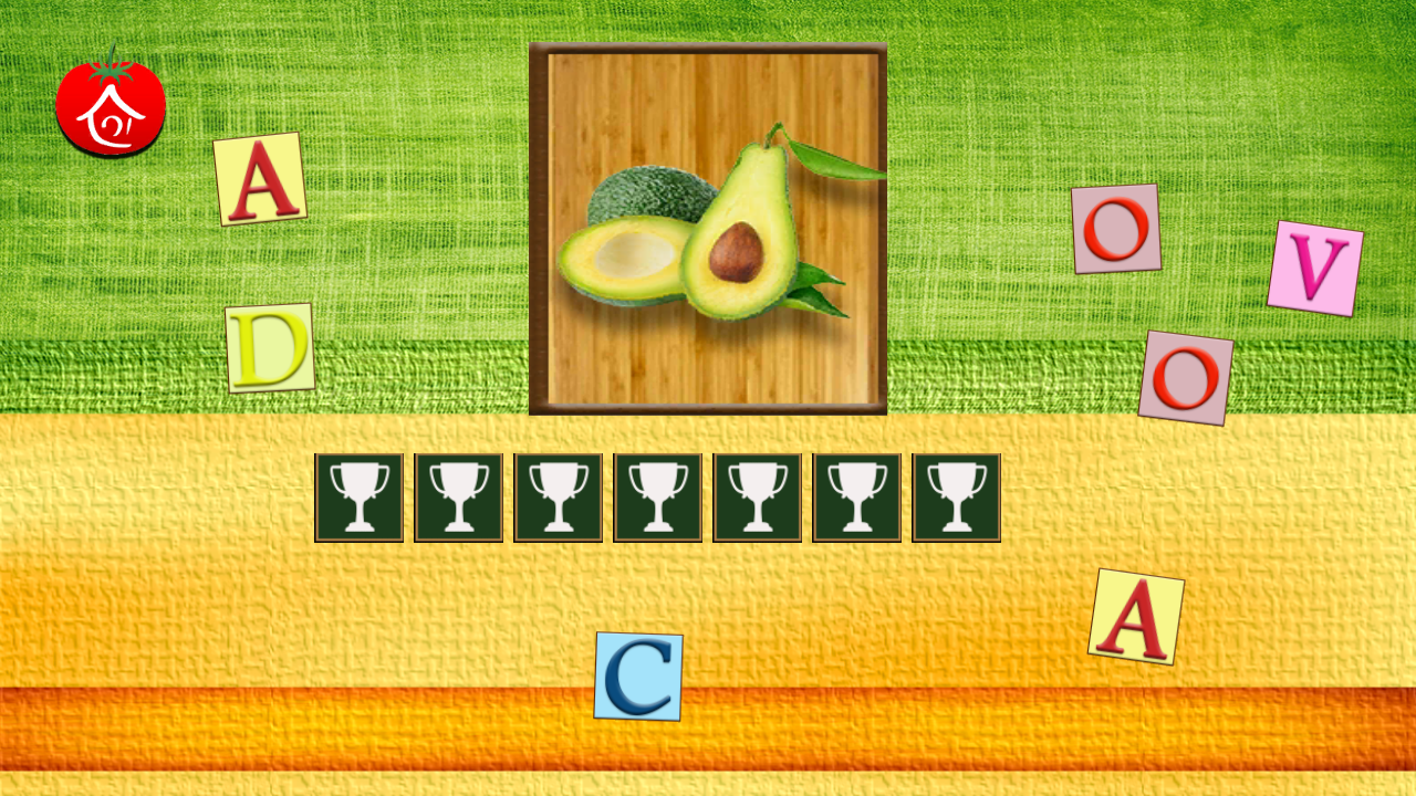 Spelling Game - Fruit Vegetable Spelling learning скачать бесплатно Детские  на Android из каталога RuStore от KidsLearnWithFun