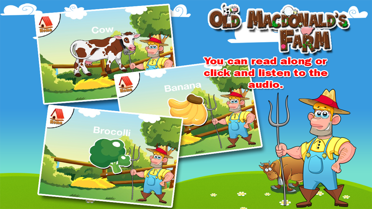 Old MacDonald had a Farm скачать бесплатно Детские на Android из каталога  RuStore от Family Play ltd