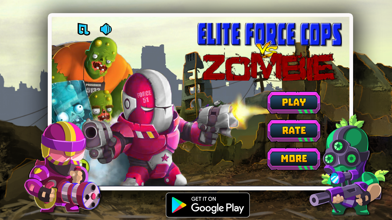 Elite Force : Zombie Attack скачать бесплатно Аркады на Android из каталога  RuStore от Brickhouse Games