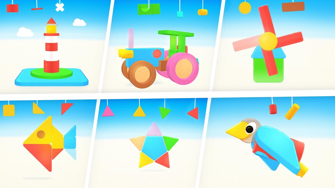 Puzzle Shapes - для детей скачать бесплатно Головоломки на Android из  каталога RuStore от wonderkind GmbH