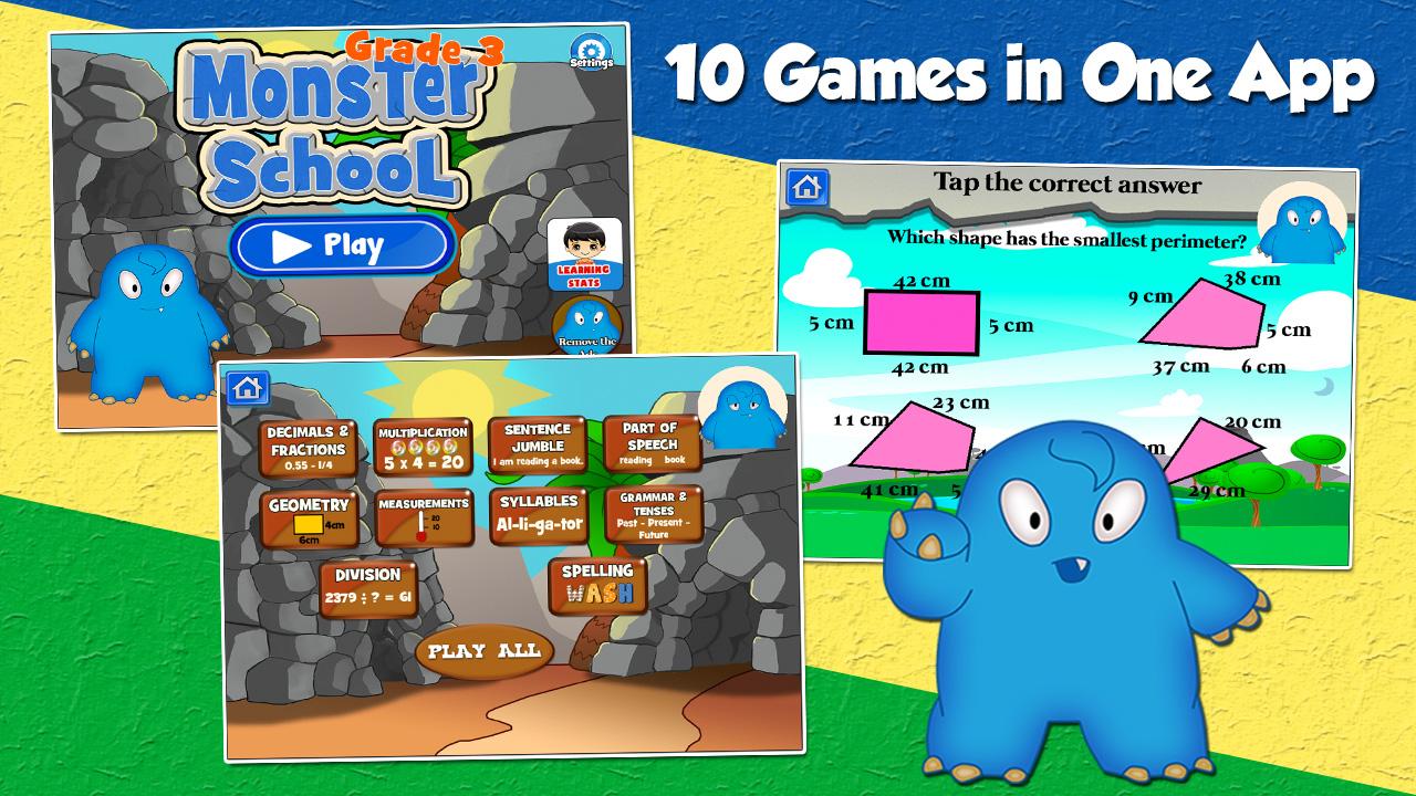 Monster Grade 3 скачать бесплатно Детские на Android из каталога RuStore от  Sam Witteveen