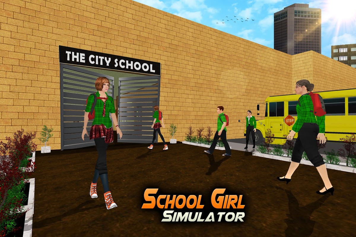 School Girl Simulator: High School Life Games скачать бесплатно Симуляторы  на Android из каталога RuStore от Billion Gaming Studio