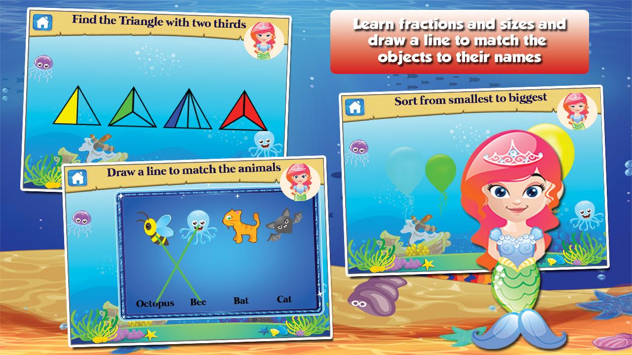 Mermaid Princess Grade 1 Games скачать бесплатно Детские на Android из  каталога RuStore от Sam Witteveen