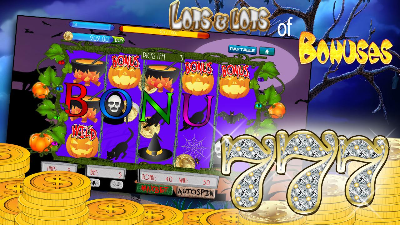 Spooky Halloween slot machine скачать бесплатно Казино на Android из  каталога RuStore от Insa Softtech Studio