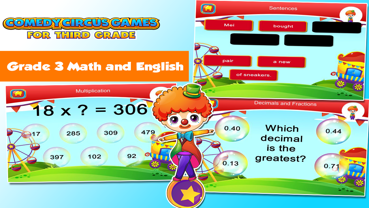 Circus Grade 3 скачать бесплатно Детские на Android из каталога RuStore от  Family Play ltd