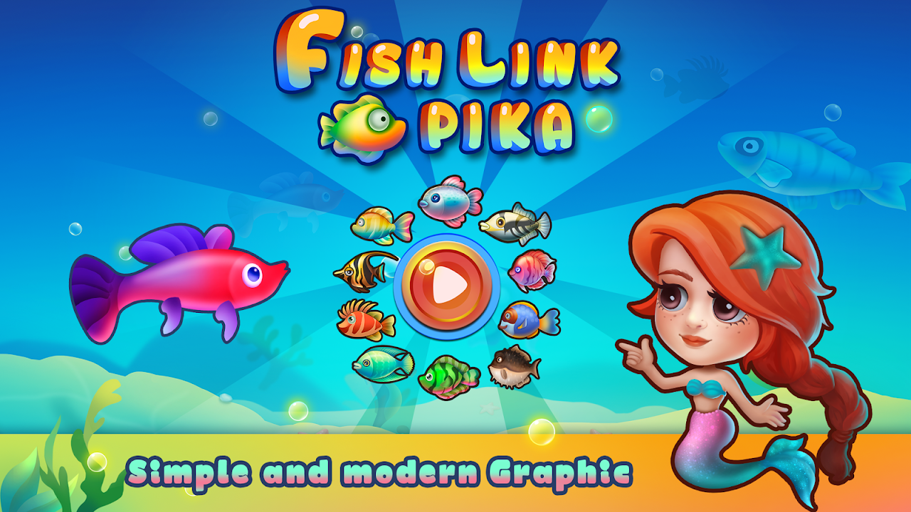 Fish Link Pika 2017 HD скачать бесплатно Головоломки на Android из каталога  RuStore от Nyric Studio