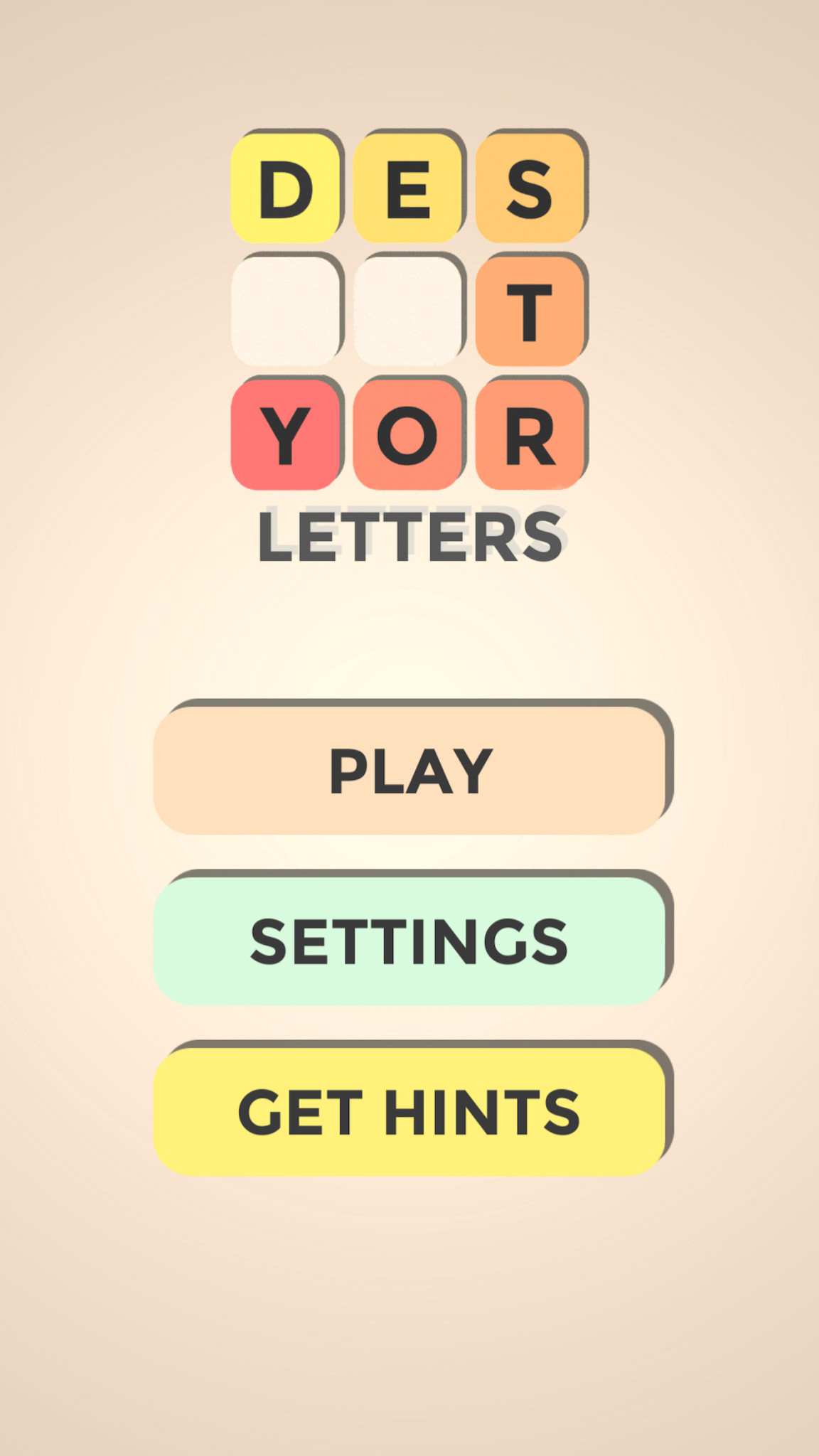 Destroy Letters - The Word Scramble Hunt скачать бесплатно Словесные на  Android из каталога RuStore от Alakaban Ventures Inc