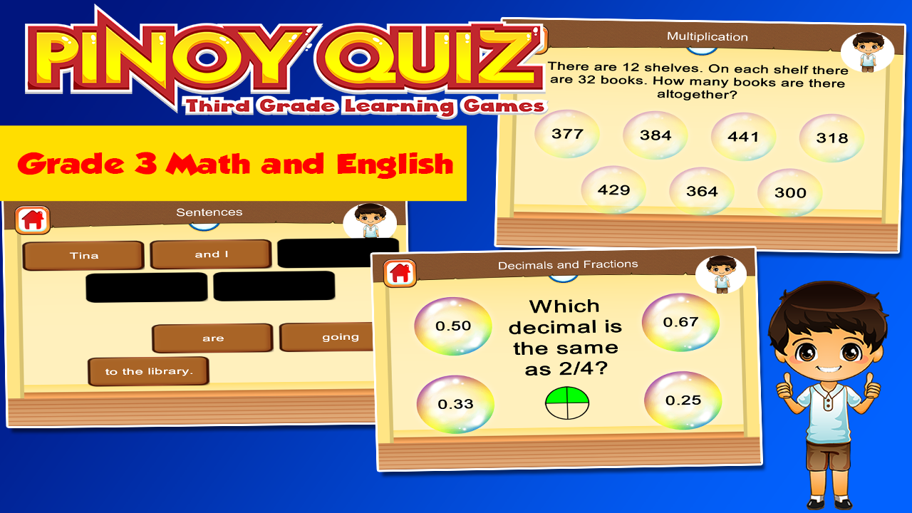 Pinoy 3rd Grade Learning Games скачать бесплатно Детские на Android из  каталога RuStore от Family Play ltd