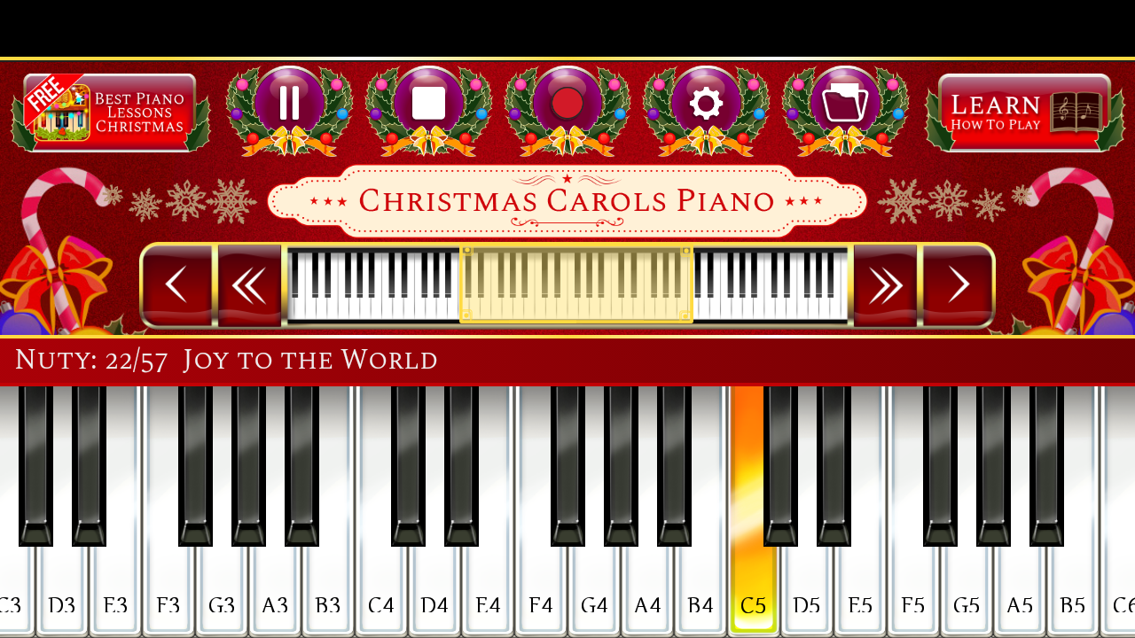 Christmas Carols Piano скачать бесплатно Музыкальные на Android из каталога  RuStore от Netigen