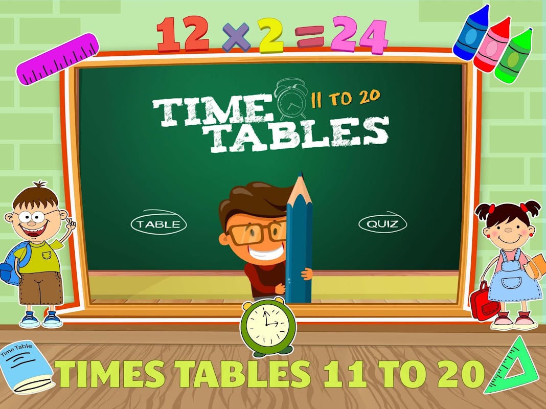 Math Times Tables Kids Games скачать бесплатно Детские на Android из  каталога RuStore от The Learning Apps - Educational Apps for kids