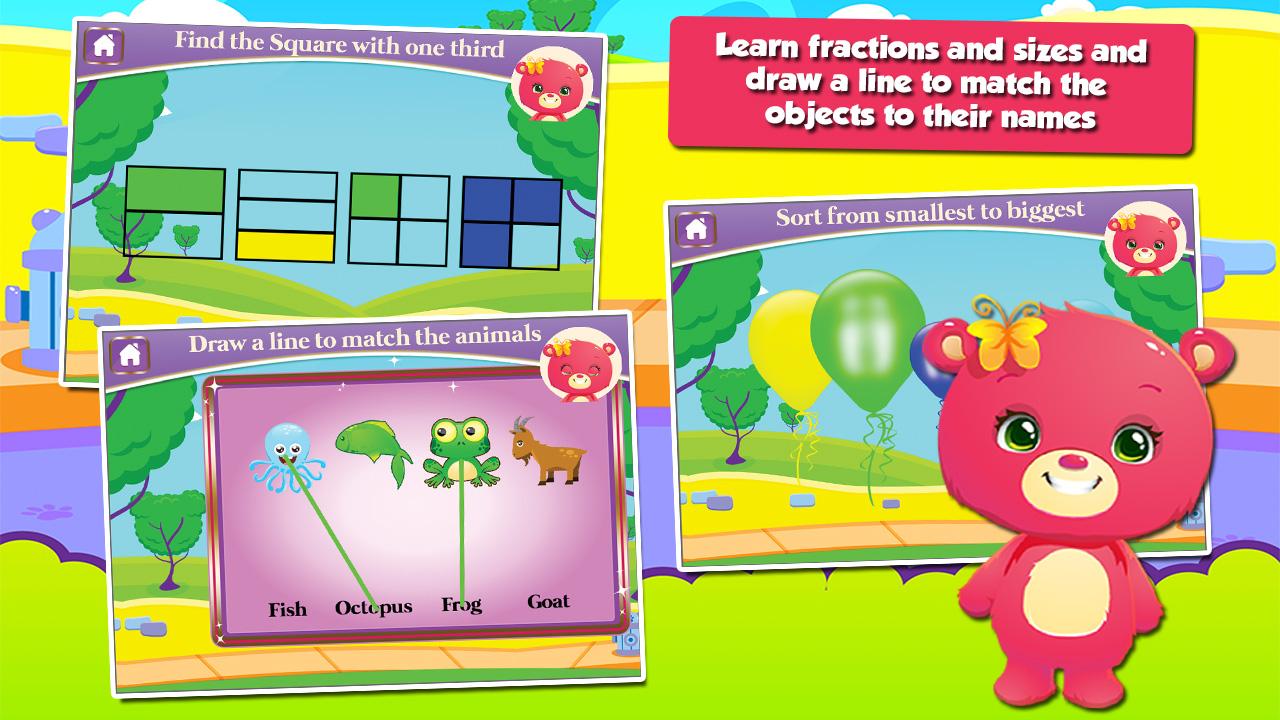 Baby Bear First Grade Games скачать бесплатно Детские на Android из  каталога RuStore от Sam Witteveen